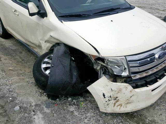 2FMDK38C07BA21169 - 2007 FORD EDGE SEL CREAM photo 9