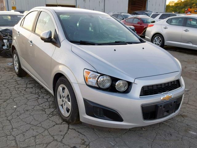 1G1JA5SH9G4177241 - 2016 CHEVROLET SONIC LS SILVER photo 1