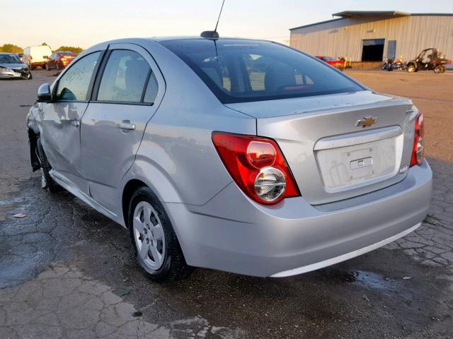 1G1JA5SH9G4177241 - 2016 CHEVROLET SONIC LS SILVER photo 3