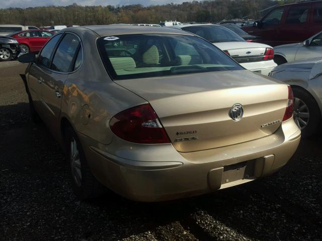 2G4WC532651342023 - 2005 BUICK LACROSSE C TAN photo 3