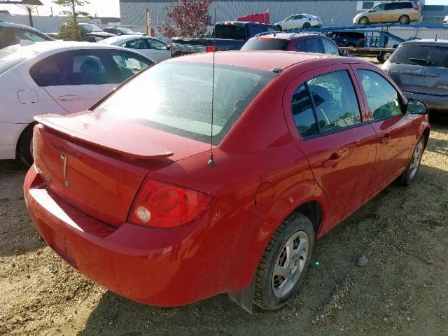 1G2AL55F987291434 - 2008 PONTIAC G5 SE RED photo 4