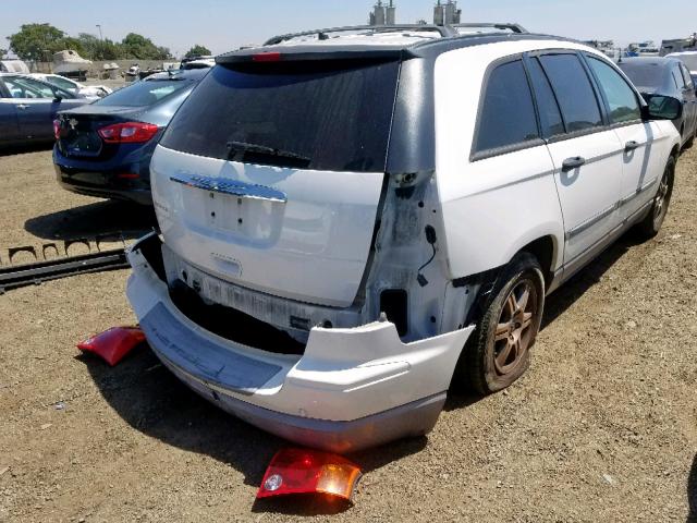 2A8GM48L68R659607 - 2008 CHRYSLER PACIFICA L WHITE photo 4