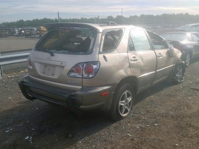 JTJHF10U020268427 - 2002 LEXUS RX 300 GOLD photo 4