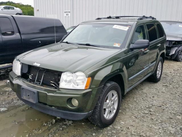 1J8GR48K77C532705 - 2007 JEEP GRAND CHER GREEN photo 2