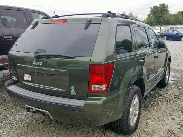 1J8GR48K77C532705 - 2007 JEEP GRAND CHER GREEN photo 4