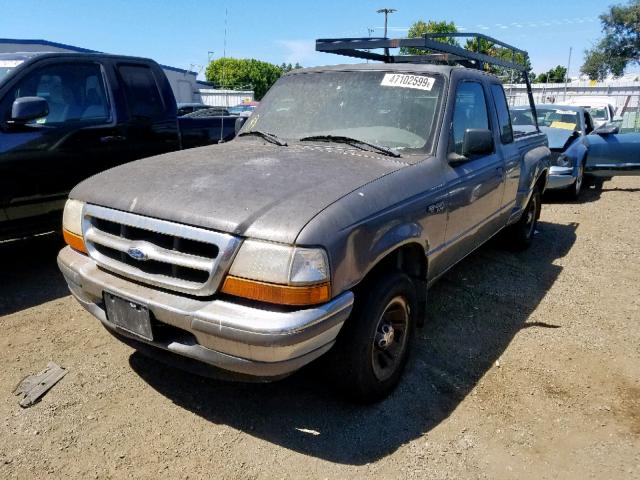 1FTYR14U0WPA49095 - 1998 FORD RANGER SUP GRAY photo 2