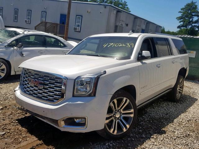 1GKS1HKJXJR150287 - 2018 GMC YUKON XL D WHITE photo 2