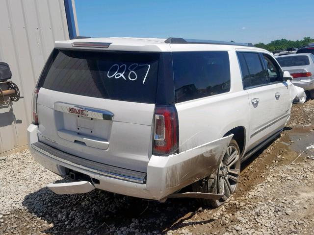 1GKS1HKJXJR150287 - 2018 GMC YUKON XL D WHITE photo 4