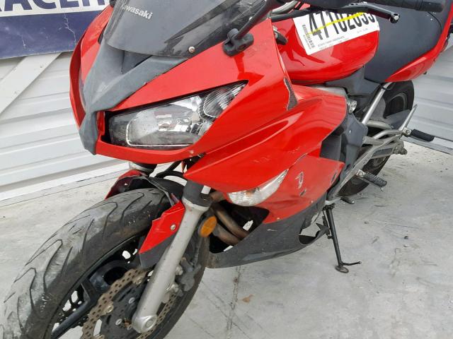 JKAEXEC189DA24407 - 2009 KAWASAKI EX650 C 红色 照片 9