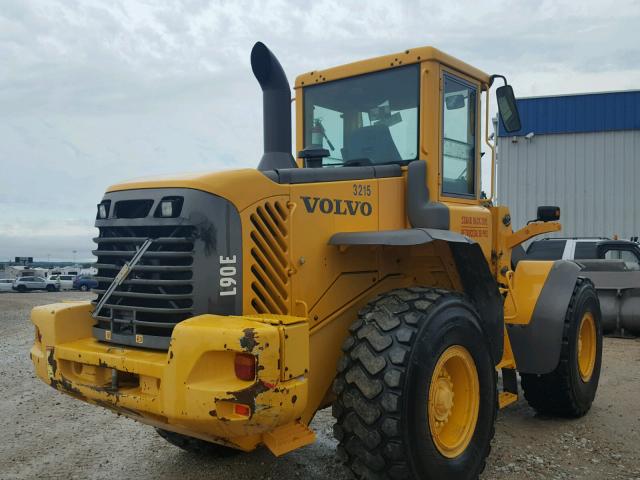 L90EV67216 - 2005 VOLVO L90E YELLOW photo 4