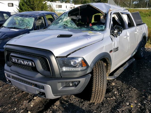 1C6RR7YT3GS260628 - 2016 RAM 1500 REBEL SILVER photo 2