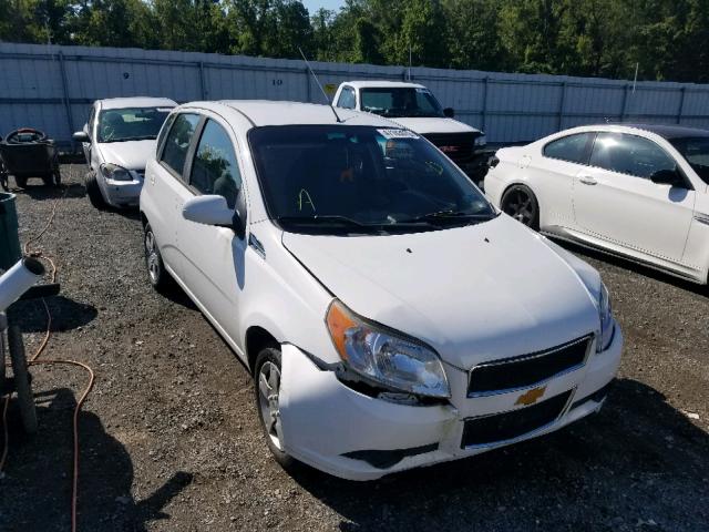 KL1TD6DE2BB143847 - 2011 CHEVROLET AVEO LS WHITE photo 1