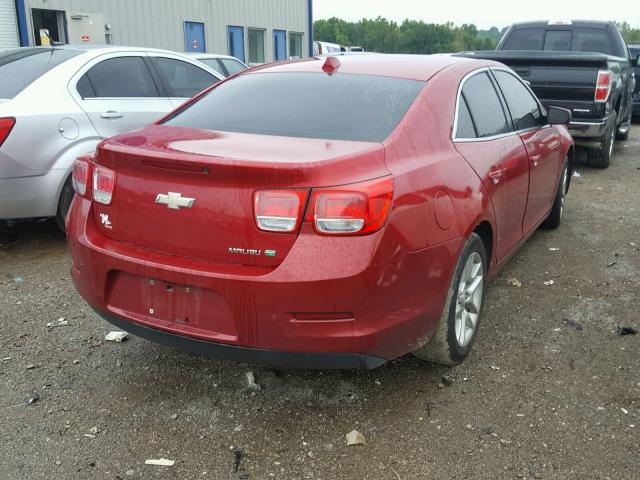 1G11D5RR8DF106070 - 2013 CHEVROLET MALIBU 1LT RED photo 4