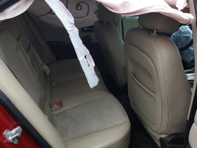 1G11D5RR8DF106070 - 2013 CHEVROLET MALIBU 1LT RED photo 6