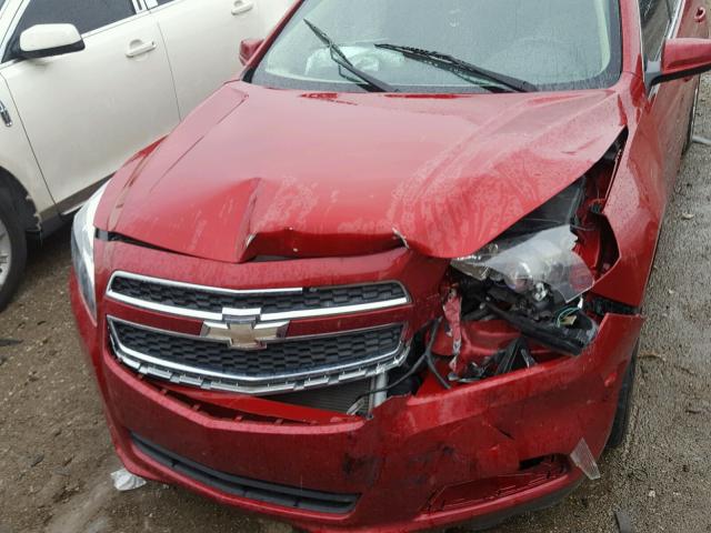 1G11D5RR8DF106070 - 2013 CHEVROLET MALIBU 1LT RED photo 7