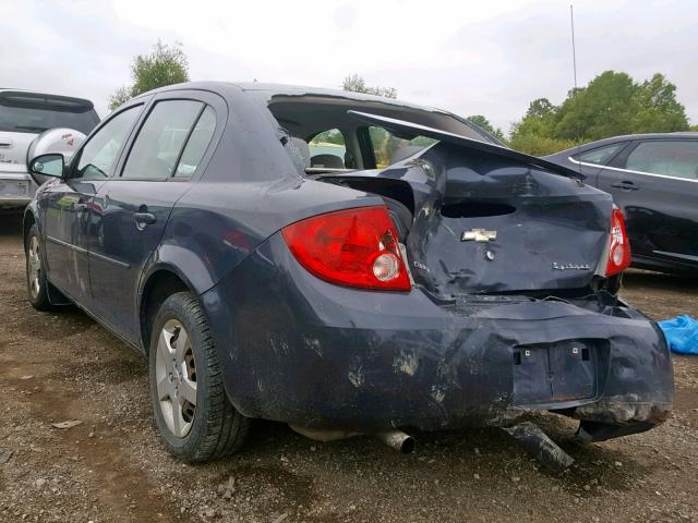 1G1AL58F587159187 - 2008 CHEVROLET COBALT LT CHARCOAL photo 3