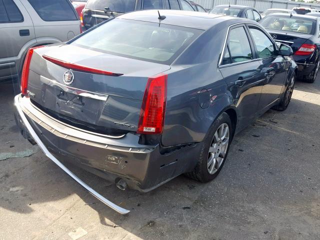 1G6DS57VX80145927 - 2008 CADILLAC CTS HI FEA GRAY photo 4