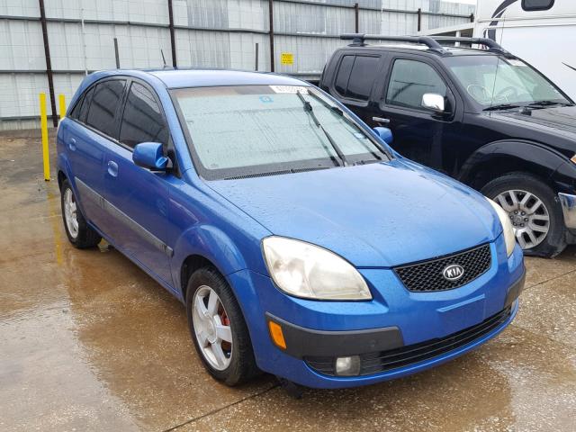 KNADE163366165442 - 2006 KIA RIO 5 BLUE photo 1