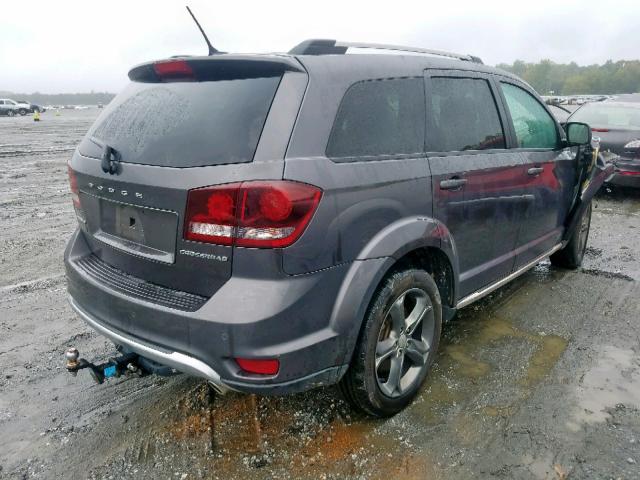 3C4PDCGG1FT530609 - 2015 DODGE JOURNEY CR GRAY photo 4