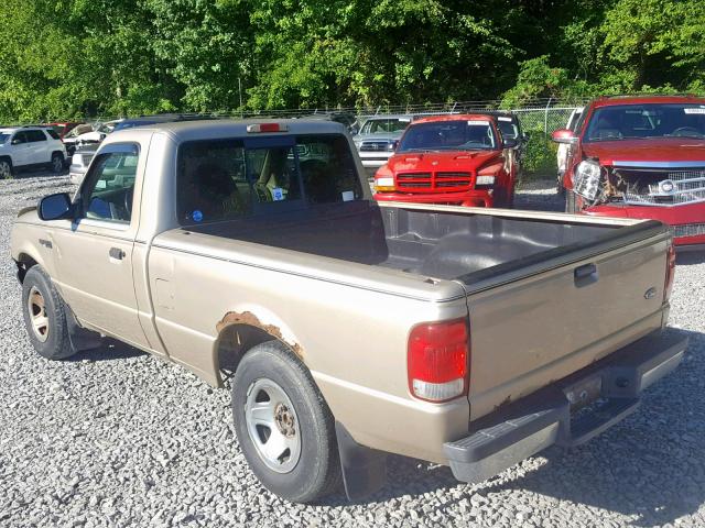 1FTYR10C0YPB36379 - 2000 FORD RANGER GOLD photo 3