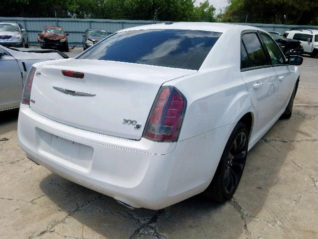 2C3CCABG4EH344149 - 2014 CHRYSLER 300 S WHITE photo 4