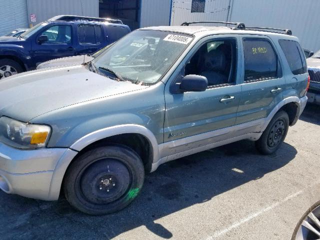 1FMCU96H66KB36628 - 2006 FORD ESCAPE HEV GREEN photo 2