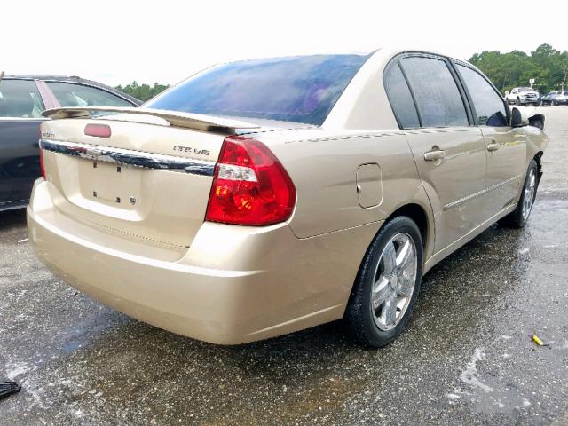 1G1ZU53876F183910 - 2006 CHEVROLET MALIBU LTZ ბეჟი ფოტო 4