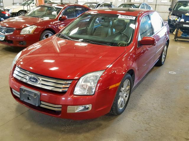 3FAHP08139R101371 - 2009 FORD FUSION SEL RED photo 2