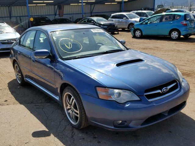 4S3BL676464207621 - 2006 SUBARU LEGACY GT BLUE photo 1