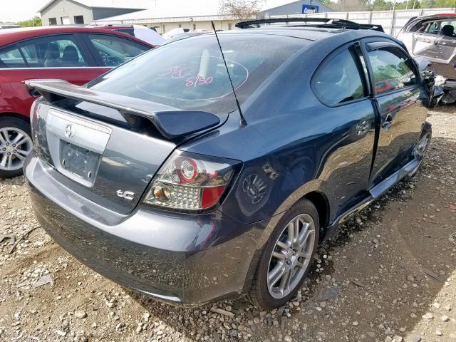 JTKDE177870180830 - 2007 TOYOTA SCION TC შავი ფოტო 4