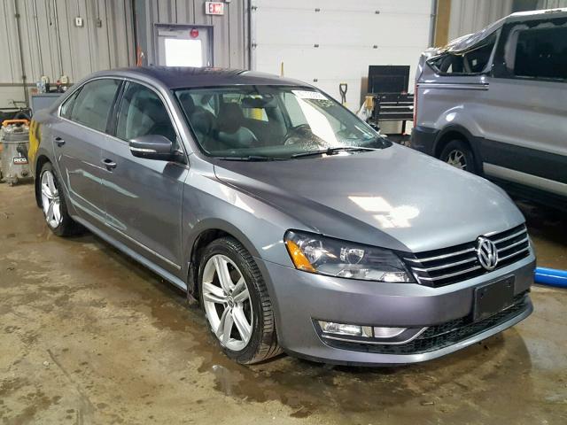 1VWBT7A30FC032002 - 2015 VOLKSWAGEN PASSAT SE CHARCOAL photo 1