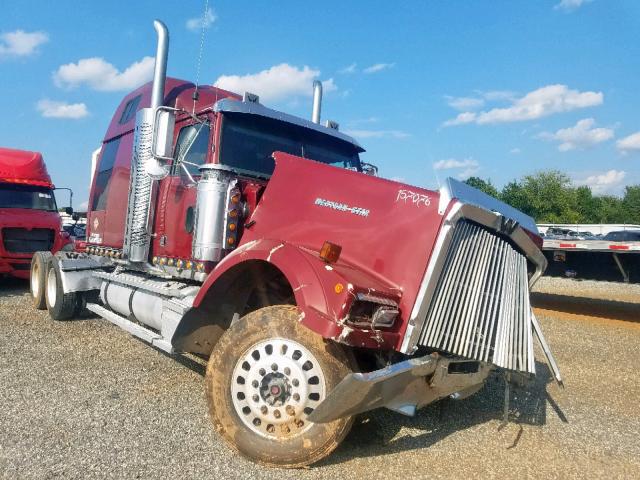 5CKEDDXJ91C100289 - 2001 WESTERN STAR/AUTO CAR CONVENTION BURGUNDY photo 1