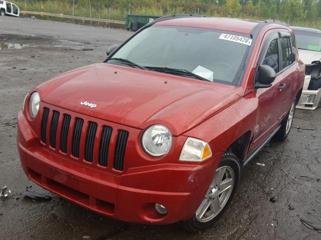 1J4FT47B89D196544 - 2009 JEEP COMPASS SP წითელი ფოტო 2