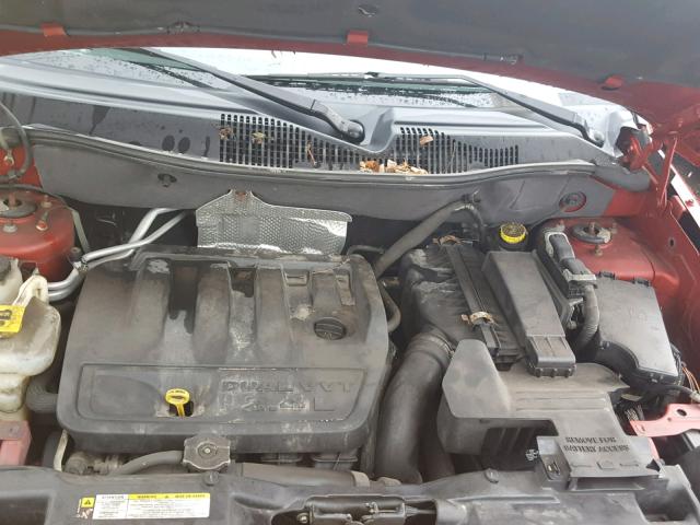 1J4FT47B89D196544 - 2009 JEEP COMPASS SP წითელი ფოტო 7