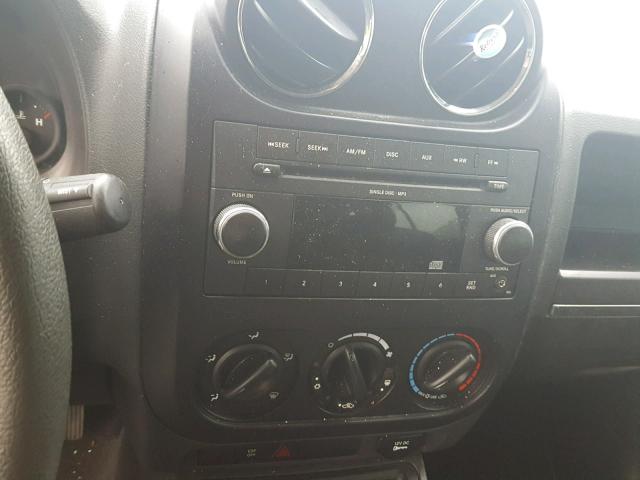 1J4FT47B89D196544 - 2009 JEEP COMPASS SP წითელი ფოტო 9