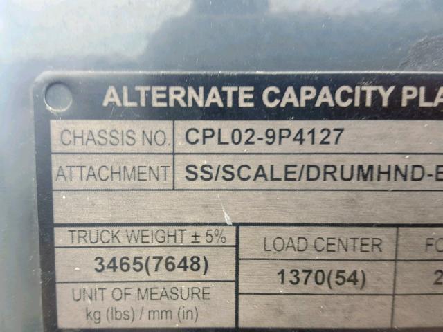 CPL029P4127 - 2008 NISSAN FORKLIFT GRAY photo 10