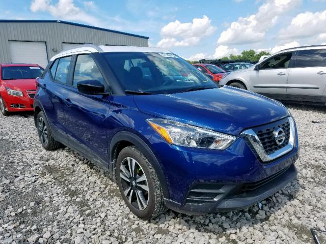 3N1CP5CU7JL524015 - 2018 NISSAN KICKS S BLUE photo 1