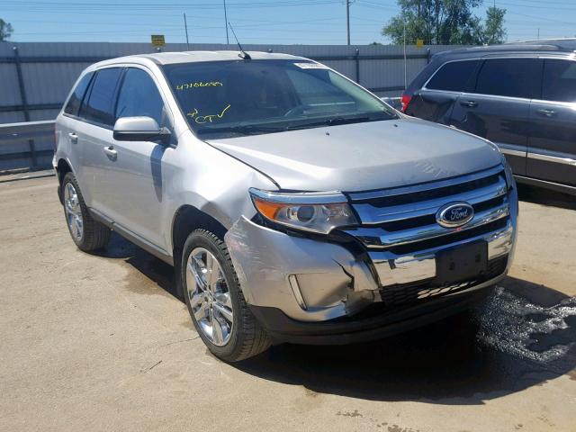 2FMDK3JC6CBA70476 - 2012 FORD EDGE SEL SILVER photo 1