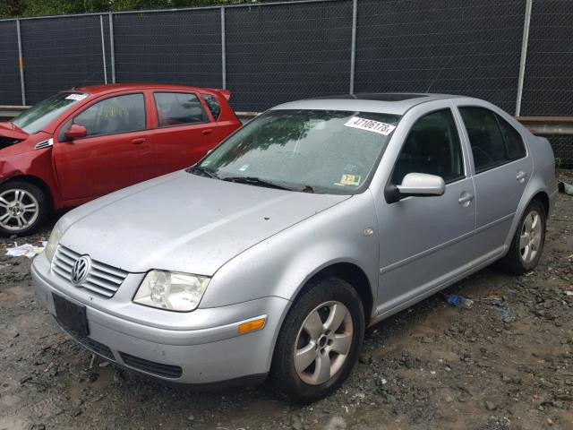 3VWSK69M23M023368 - 2003 VOLKSWAGEN JETTA GLS SILVER photo 2