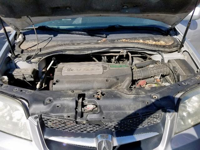 2HNYD18812H548797 - 2002 ACURA MDX TOURIN SILVER photo 7