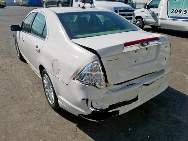 3FAHP0JA5CR397222 - 2012 FORD FUSION SEL WHITE photo 3