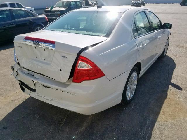 3FAHP0JA5CR397222 - 2012 FORD FUSION SEL WHITE photo 4