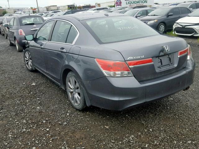 1HGCP2F80CA801352 - 2012 HONDA ACCORD EXL GRAY photo 3