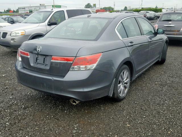 1HGCP2F80CA801352 - 2012 HONDA ACCORD EXL GRAY photo 4