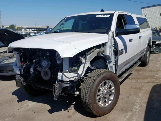 3C63R3JL3FG533663 - 2015 RAM 3500 LARAM SILVER photo 2