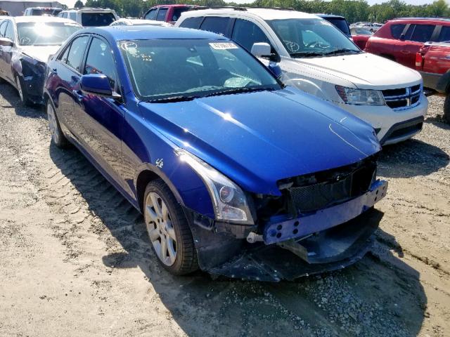 1G6AG5RX1E0162842 - 2014 CADILLAC ATS BLUE photo 1