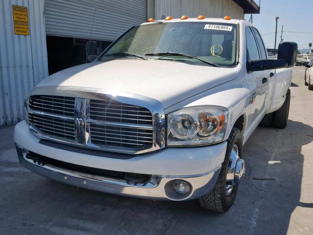 3D7ML48A98G120938 - 2008 DODGE RAM 3500 S WHITE photo 2