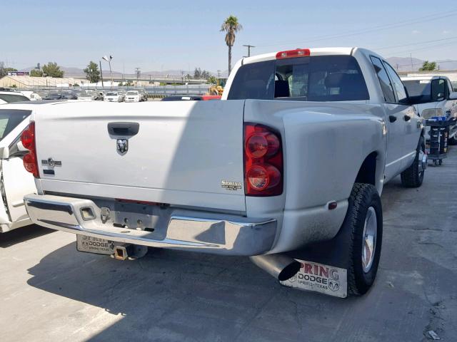 3D7ML48A98G120938 - 2008 DODGE RAM 3500 S WHITE photo 4