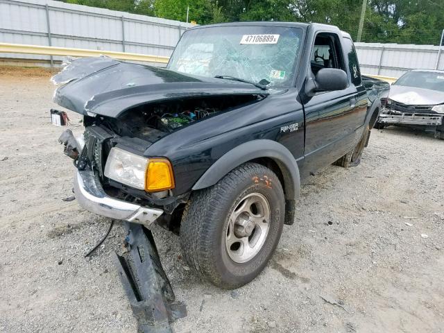 1FTZR15E31TA63293 - 2001 FORD RANGER SUP BLACK photo 2