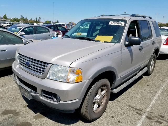 1FMZU73K03ZB08468 - 2003 FORD EXPLORER X SILVER photo 2